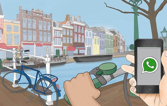 fiets whatsapp